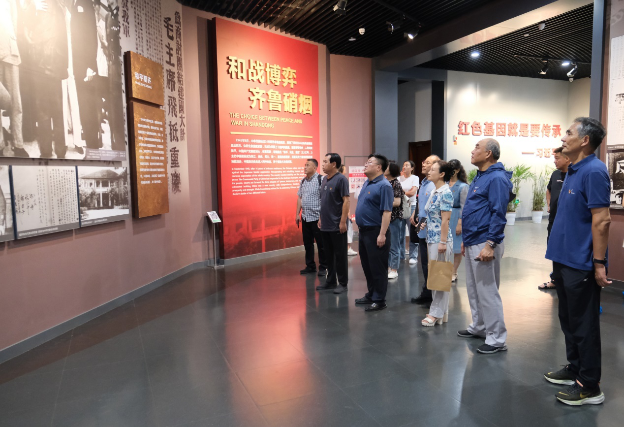 “汲取信仰之力，不负时代之责” 教育技术分会学习二十届三中全会精神座谈会暨参观济南战役纪念馆党建活动